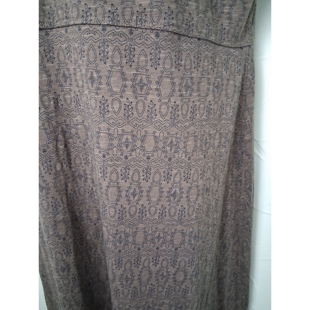 Toad & Co Rosemarie Dress XL Eco Friendly Sustainable Organic Cotton Aztec Print - Picture 3 of 9